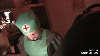 Rubbernurse Agnes – Grey Rubber Nurse Dress – Sensual Blowjob And Prostate Massage – Pegging – Finally The Shortest Anal Fist Fuck Ever To Achieve A Cum Event
