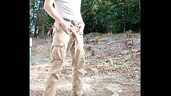 Outdoor Big Dick Pissing In The Sun