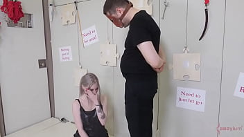 Degraded And Dildoed Teen Takes Toy Up Ass