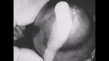 Cumshot In Black _ White
