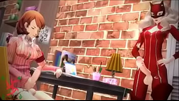 [sfmslayer] Futa Yukari And Ann Jerk Off (persona 3/persona 5)