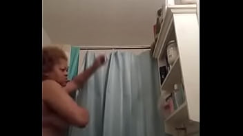 Real Grandson Records His Real Grandmother In Shower