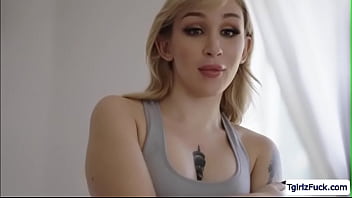 Ts Angelina Please Interracial Anal Sex