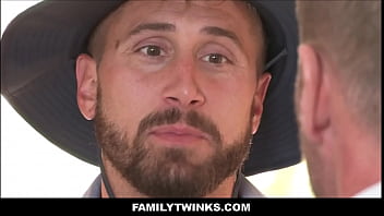 Hot Mailman Threesome With Stepdad And Twink Stepson – Michael Boston, Myles Landon, Wesley Woods