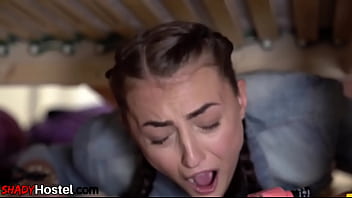 Hostel Babe Shares Dick With Sucking Blonde In Ffm Threeway