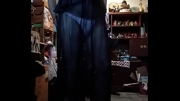 Travesti En Doll Negro Transparente