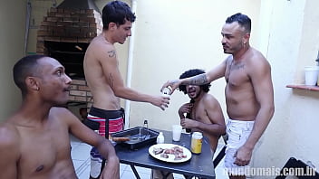 Churrasco Com Linguiça, Picanha E Muita Putaria!