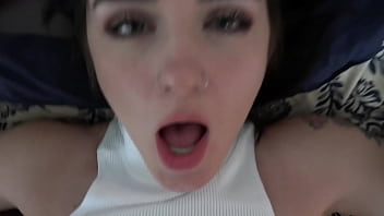 Amateur Rosalyn Sphinx Takes Cock Deep And Creams On Shaft Before Giving A Footjob