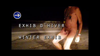 Branle Hard En Plein Hiver Une Nuit Froide