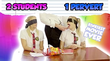 2 Lesbians Sharing 1 Dick – Threesome Blindfolded Double Blowjob – Trailer#02 Mimi Cica _ Lulu Love