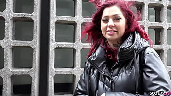 German Scout – Redhead Berlin Girl Ria Red Pickup And Casting Fuck