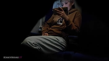 What Did She Do? Does She Masturbate On The Train? Hidden Orgasm?