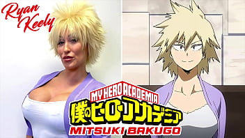 Camsoda – Sexy Milf Ryan Keely Cosplay As Mitsuki Bakugo Gets Cum On Bush