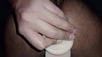 Mi Ano Peludo Vicioso De Verga De Cerquitas Tragando Dildo