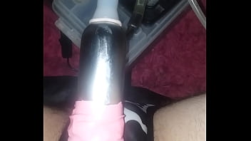 Male Hucow Getting Milked By Machine