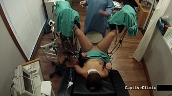 Maria Becomes Human Guinea Pig For Doctor Tampa’ Strange Electrical E-stim Experiments! Watch The Full 2 Hour Movie Only At Bondageclinic! Reup