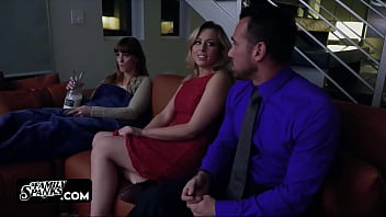 Stepdad And His Stepdaughter Having Fun While Is