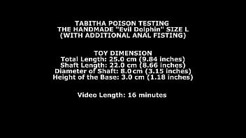 Tabitha Poison Testing The Handmade Dolphin Size L (with Additional Anal Fisting) Twt102 – anal, lesbian, sexy, brunette, skinny, tattoo, naked, fisting, barefoot, black-hair, indoor, sex-toy – Video 1819213