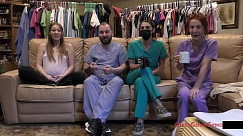 Very Pregnant Nurse Nova Maverick Sneaks Into Doctor Tampa’ Clinic To Use The New Ultrasound Machine To Examine Herself @girlsgonegyno Reup