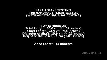 Sarah Slave Testing The Handmade Khun Size Xl (with Additional Anal Fisting) Twt078 – anal, lesbian, european, brunette, skinny, tattoo, naked, solo, fisting, brown-eyes, indoor, ass-fis – Video 1974828