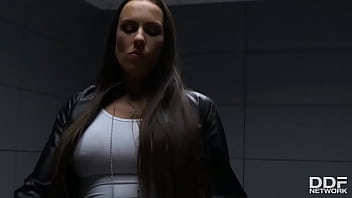 The Interrogator: Busty Cop Sucks Her Prisoner