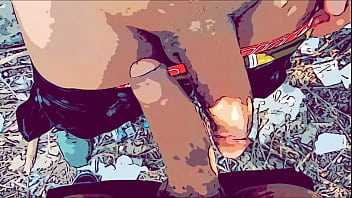 Animação Gay: Machos Do Pau Grosso Medindo Quem Tem Maior