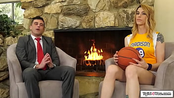 Tgirl4you.com – Trans Casey Kisses Anal Fucks A Reporter