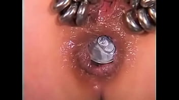 ⁣Coke Tin Inside Ass