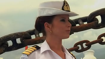 Cindy Works Aboard The Cruise Ship And Spots Two Guys For A Threesome