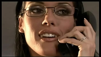 Jennifer Dark Wraps Stockings Around Big Dick While Giving A Blowjob