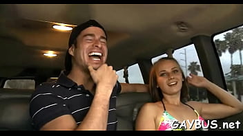 Lusty Transaction With Youthful Gay – anal, sex, blowjob, doggystyle, assfucking, bus, gay, muscle, hunk, straight-guy – Video 1492693