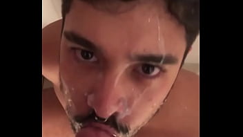 Victor Veiga Got 2 Guys Cum On His Face
