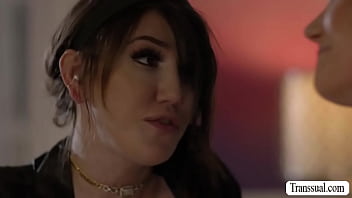 Busty Ts Fucks Her Wet Pussy Stepsister