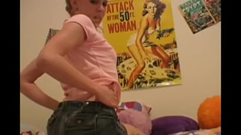 Brunette Wife Strips Naked