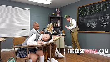 Dreaming Student' Threeway Free Use Fantasy