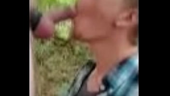 Puppy Boy Sucking Hot Cock In Logging Road