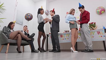 Workplace Pussy Party – Tina Fire, Irina Cage / Brazzers / Stream Full From