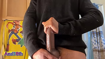 18 Year Old Japanese Twink With A Big Cock Cums In The Bathroom