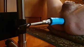 Naked Fucking Machine And Vibrator Jerking