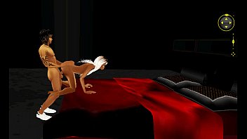 ⁣Cama Do Sexo Vermlho E Preto