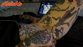 Hot Milf Orgasms Watching Lesbian Porn