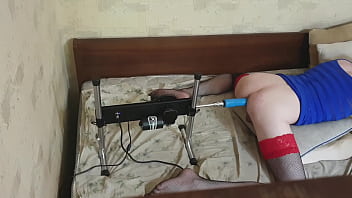 Sissy Slut Sex Machine Solo Fucking