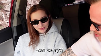 I Gave A Ride To A Fellow Traveler And Fuck Hard In The Woods!