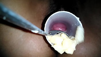 Fruit Inside Pussy See Dat Cervix In The Bottom 2