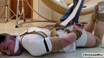 Watch Peter Barefoot Sockgagged Struggling Helpless