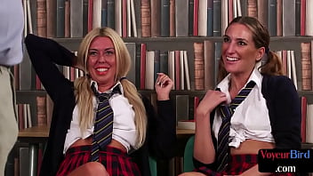 Cfnm College Sluts Enjoy Watching Old Perv Jerking On Them