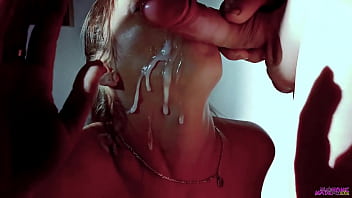 Mom Gives A Messy Backroom Blowjob To Her Stepson' Best Friend At His Rave Party
