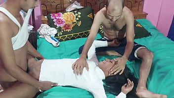 Threesome Fuck Adventure With Cuties A Girl Two Guys Best Porn … Hanif And Popy Khatun And Manik Mia