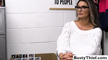 Busty Milf Mandy Rhea Fucks Security Officers Bigcock On Desk