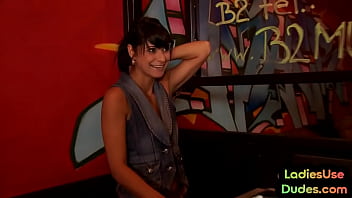 Femdom Amateur Babes Pegging Guy Asshole With Bottle